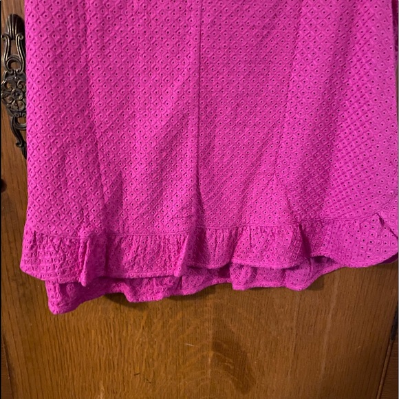 Gap sleeveless ruffle hem top pink- magenta - Picture 9 of 13